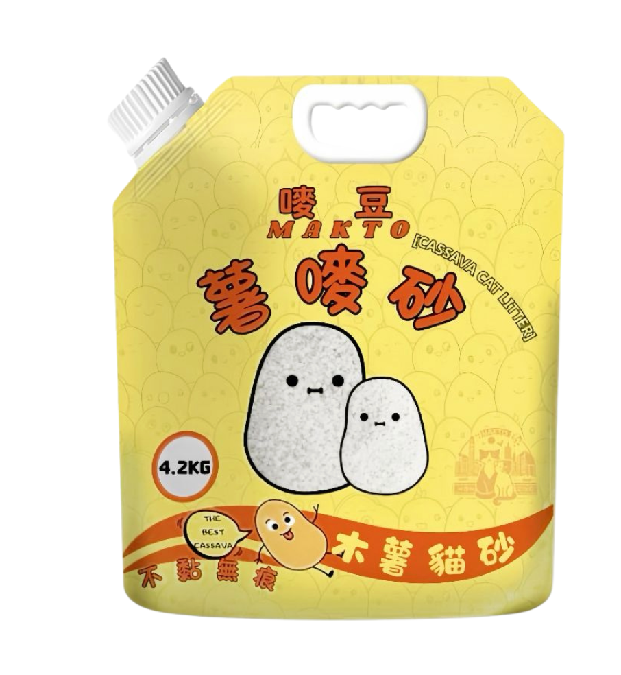 Makto 嘜豆 - 嘜豆木薯貓砂 薯嘜砂 4.2KG