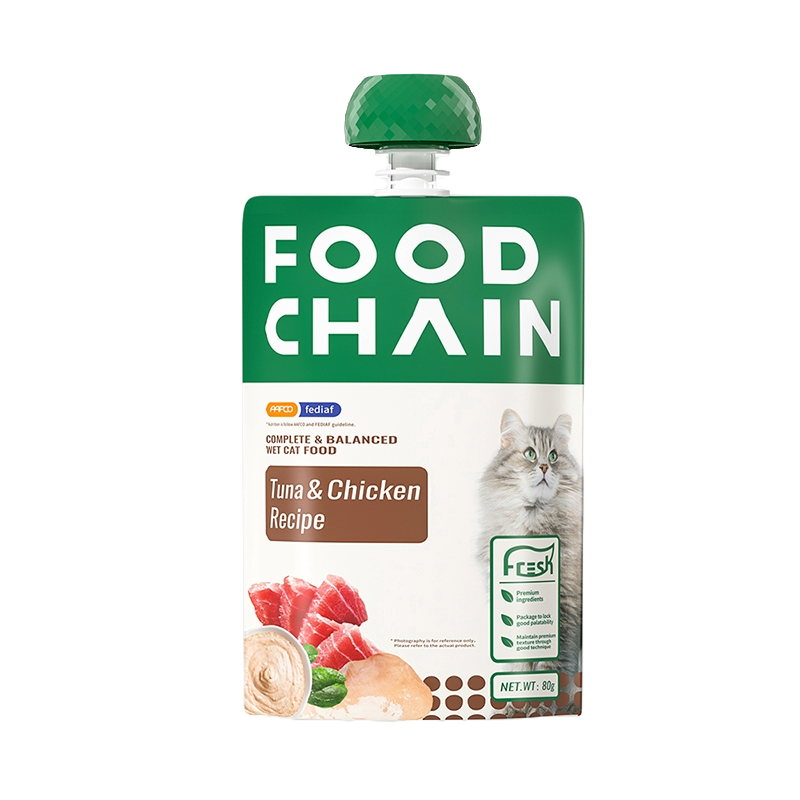 FOOD CHAIN 全營養貓用生骨肉主食醬包 80g