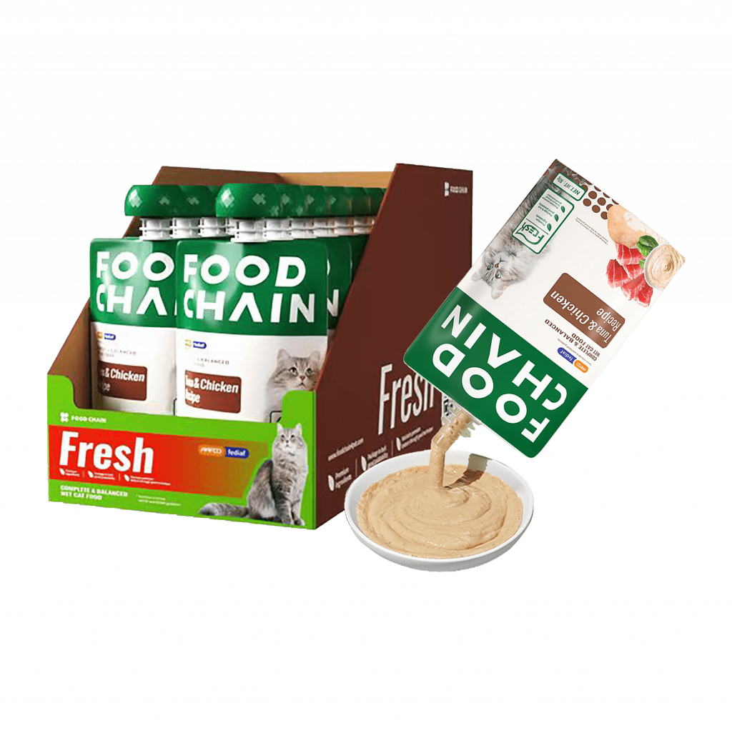 FOOD CHAIN 全營養貓用生骨肉主食醬包 80g