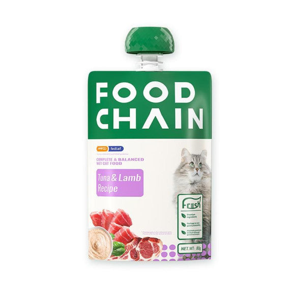 FOOD CHAIN 全營養貓用生骨肉主食醬包 80g