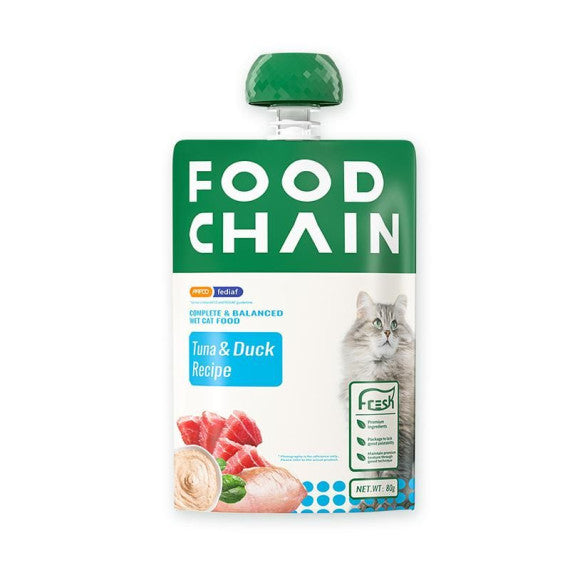 FOOD CHAIN 全營養貓用生骨肉主食醬包 80g