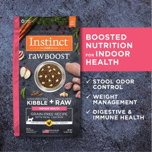 Instinct-RawBoost 無穀物+凍乾生肉粒系列 室內貓(雞) 5lbs