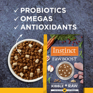 Instinct-RawBoost 無穀物+凍乾生肉粒系列 全貓(雞) 5/10lbs