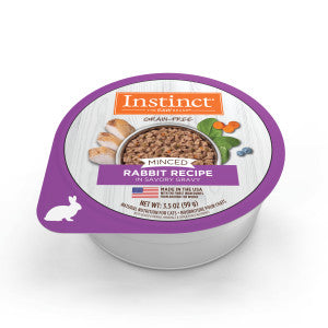 Instinct 無穀物貓用免治杯杯主糧（兔肉）