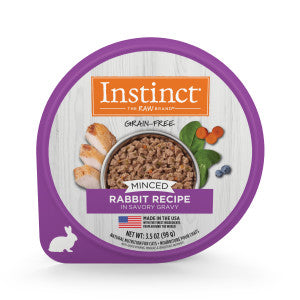 Instinct 無穀物貓用免治杯杯主糧（兔肉）